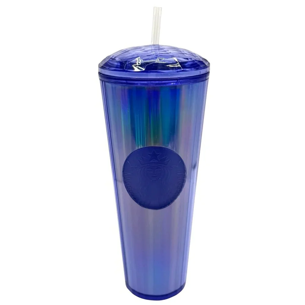 Starbucks Fall 2022 Ocean Kaleidoscope Dome 24 Ounce Venti Tumbler With Straw‎